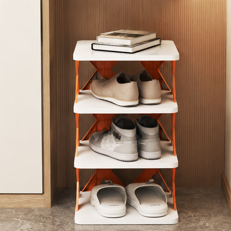StackStep™ Space-Saving Shoe Organizer Rack