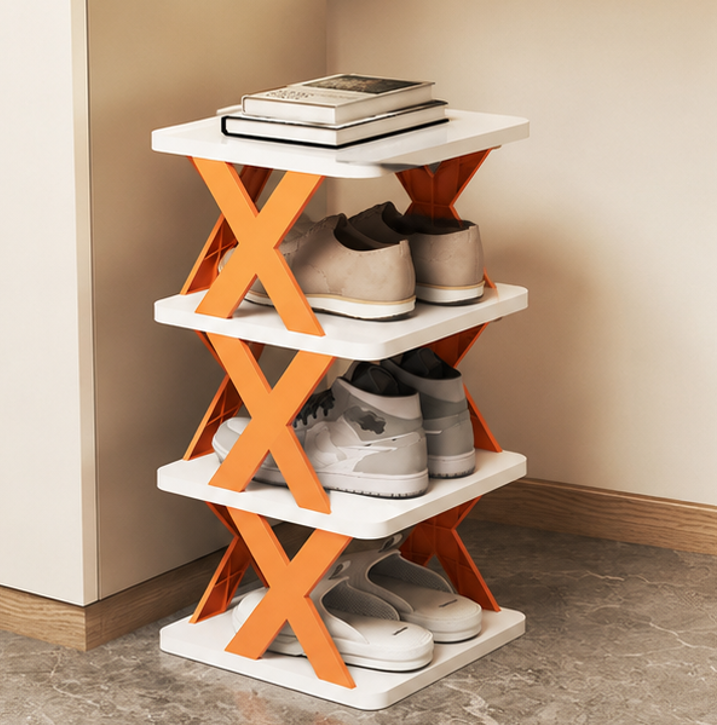 StackStep™ Space-Saving Shoe Organizer Rack