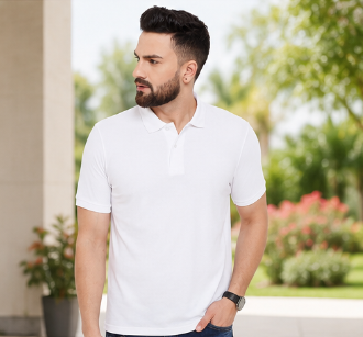 Cotton Blend Polo Collar Men'S Tshirt (Pack Of 3)